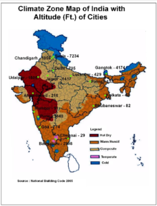 India Climate, Climate Map of India and Climatic Regions Map